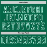 Custom Kelly Green White Mesh Authentic Football Jersey Custom Kelly Green White Mesh Authentic Football Jersey