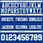 Custom Royal White-Light Blue Mesh Authentic Football Jersey