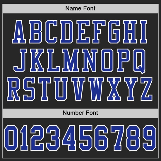 Custom Black Royal-White Mesh Authentic Football Jersey