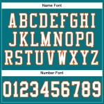 Custom Teal White-Orange Mesh Authentic Football Jersey Custom Teal White-Orange Mesh Authentic Football Jersey