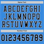 Custom Powder Blue Black-White Mesh Authentic Football Jersey
